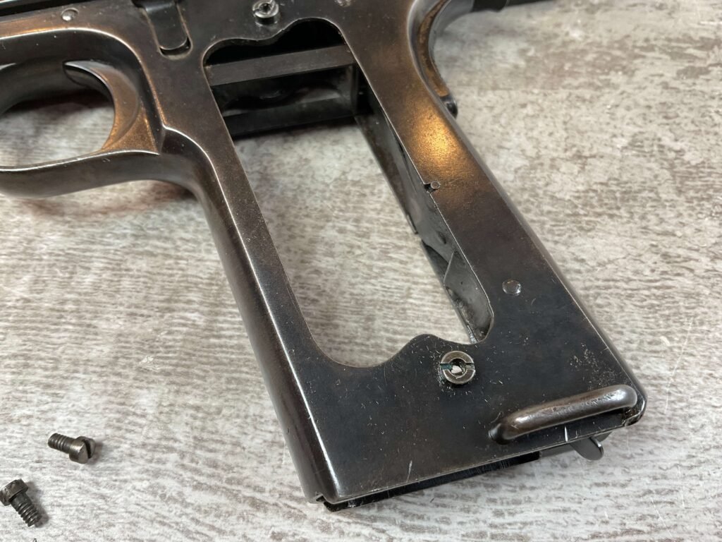 COLT 1907 45ACP "TEST TRIALS" SEMI AUTO PISTOL, U.S. ARMY CONTRACT, JAMES EARL JONES COLLECTION #5-10722