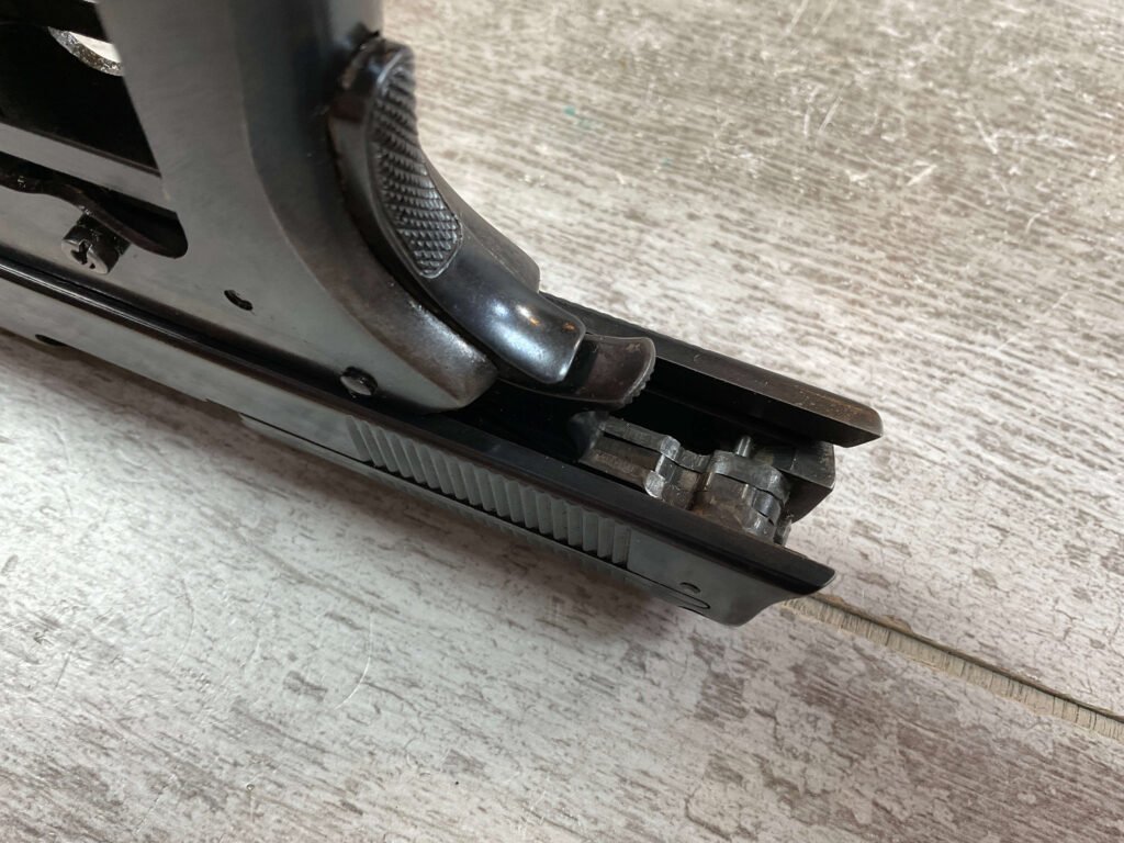 COLT 1907 45ACP "TEST TRIALS" SEMI AUTO PISTOL, U.S. ARMY CONTRACT, JAMES EARL JONES COLLECTION #5-10722