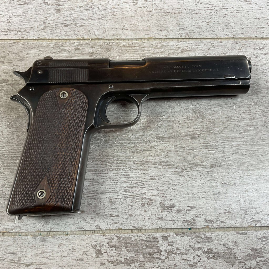COLT 1907 45ACP "TEST TRIALS" SEMI AUTO PISTOL, U.S. ARMY CONTRACT, JAMES EARL JONES COLLECTION #5-10722