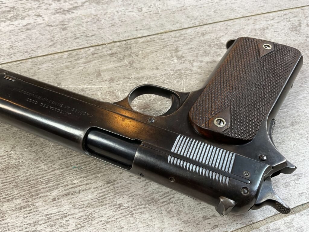 COLT 1907 45ACP "TEST TRIALS" SEMI AUTO PISTOL, U.S. ARMY CONTRACT, JAMES EARL JONES COLLECTION #5-10722