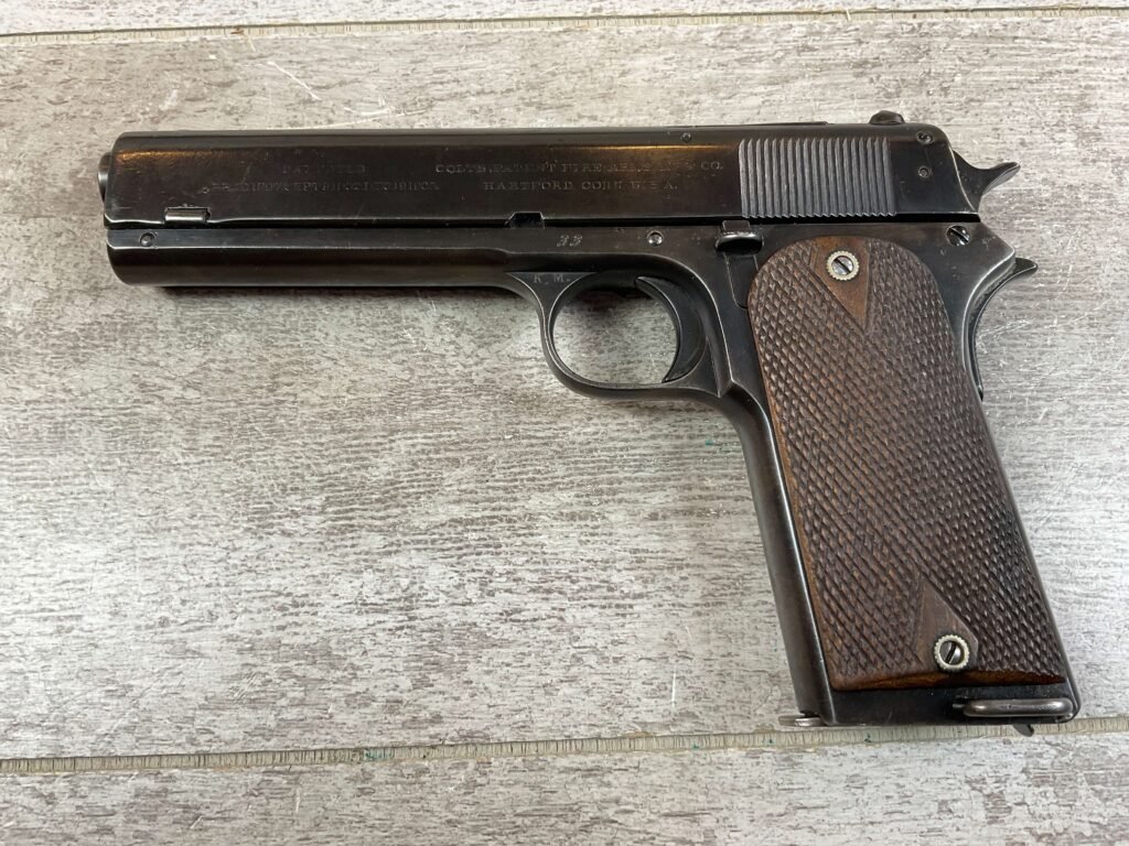 COLT 1907 45ACP "TEST TRIALS" SEMI AUTO PISTOL, U.S. ARMY CONTRACT, JAMES EARL JONES COLLECTION #5-10722