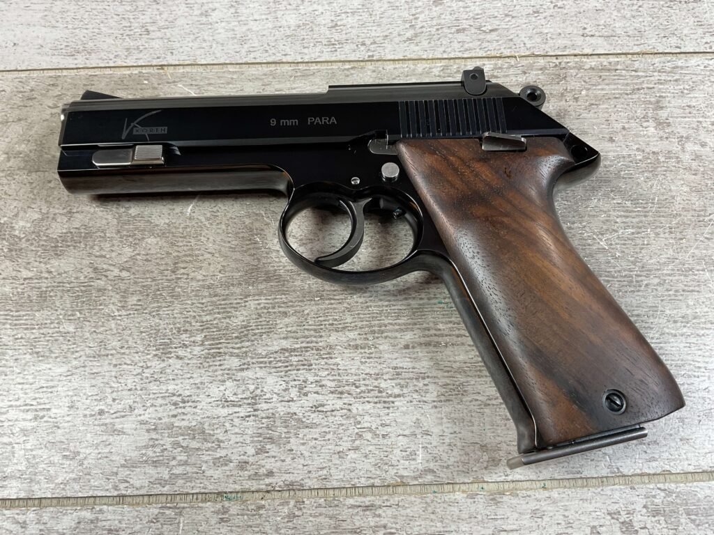 KORTH 9MM PARA CUSTOM HANDCRAFTED SEMI AUTO PISTOL, NEW, JAMES EARL JONES COLLECTION #5-10724