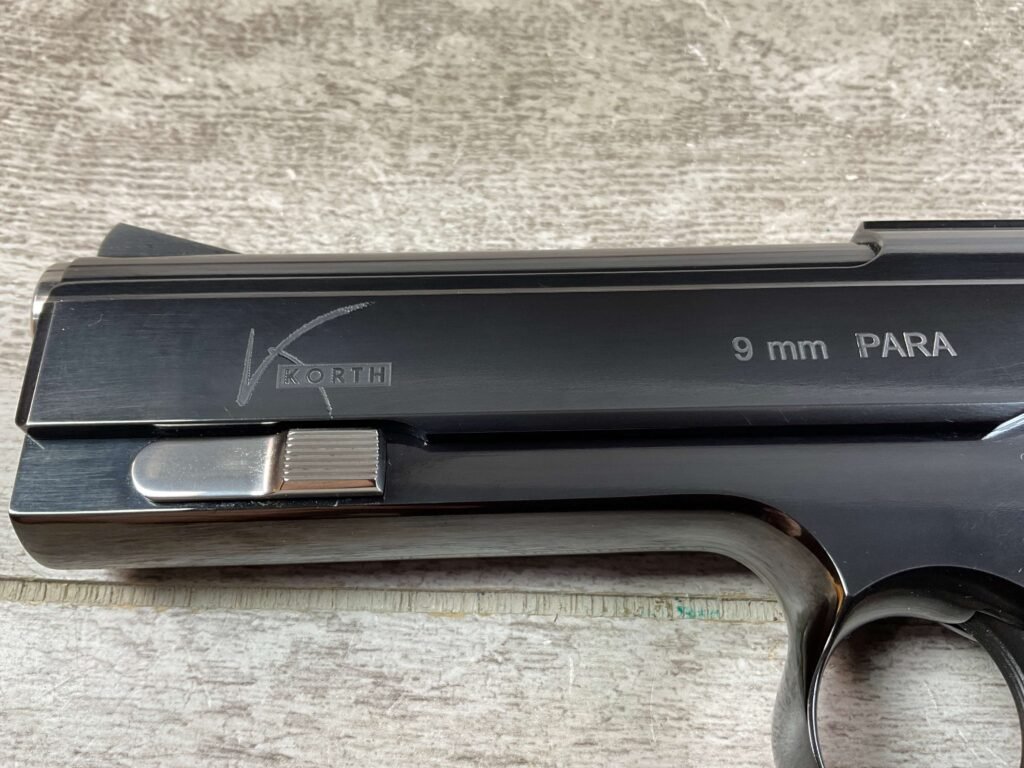 KORTH 9MM PARA CUSTOM HANDCRAFTED SEMI AUTO PISTOL, NEW, JAMES EARL JONES COLLECTION #5-10724