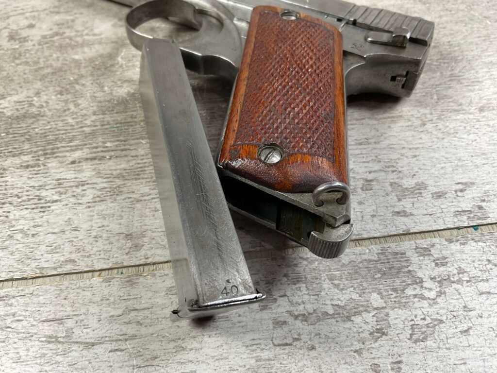 JAPANESE HAMADA 8MM NAMBU SEMI AUTO PISTOL, ULTRA RARE, JAMES EARL JONES COLLECTION #5-10723