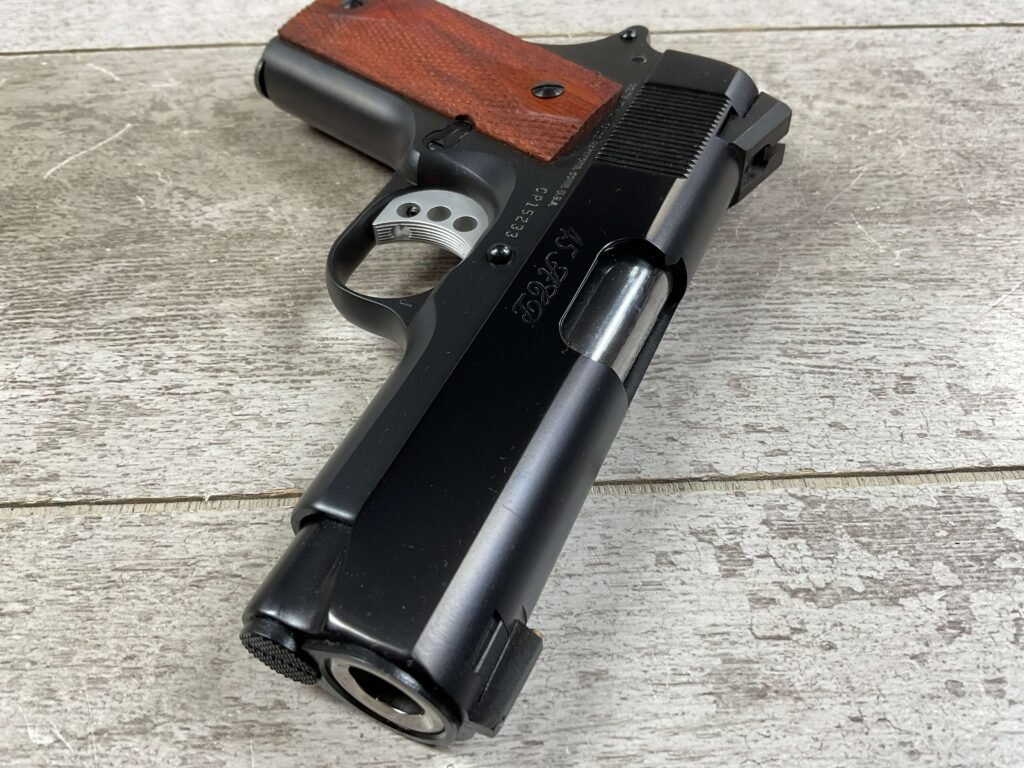 COLT / KASE REEDER CUSTOM OFFICERS ACP CONDITION ONE 45 ACE 45ACP SEMI AUTO PISTOL, JAMES EARL JONES COLLECTION #5-10726