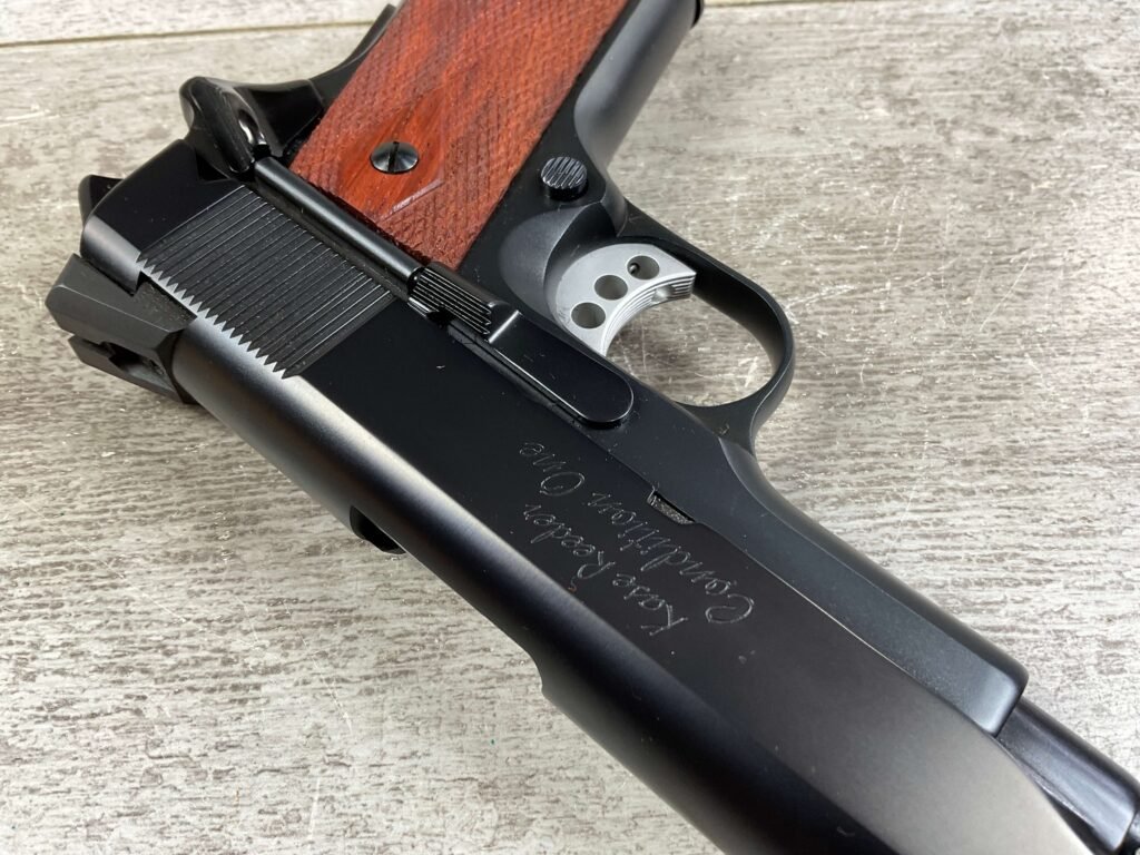 COLT / KASE REEDER CUSTOM OFFICERS ACP CONDITION ONE 45 ACE 45ACP SEMI AUTO PISTOL, JAMES EARL JONES COLLECTION #5-10726