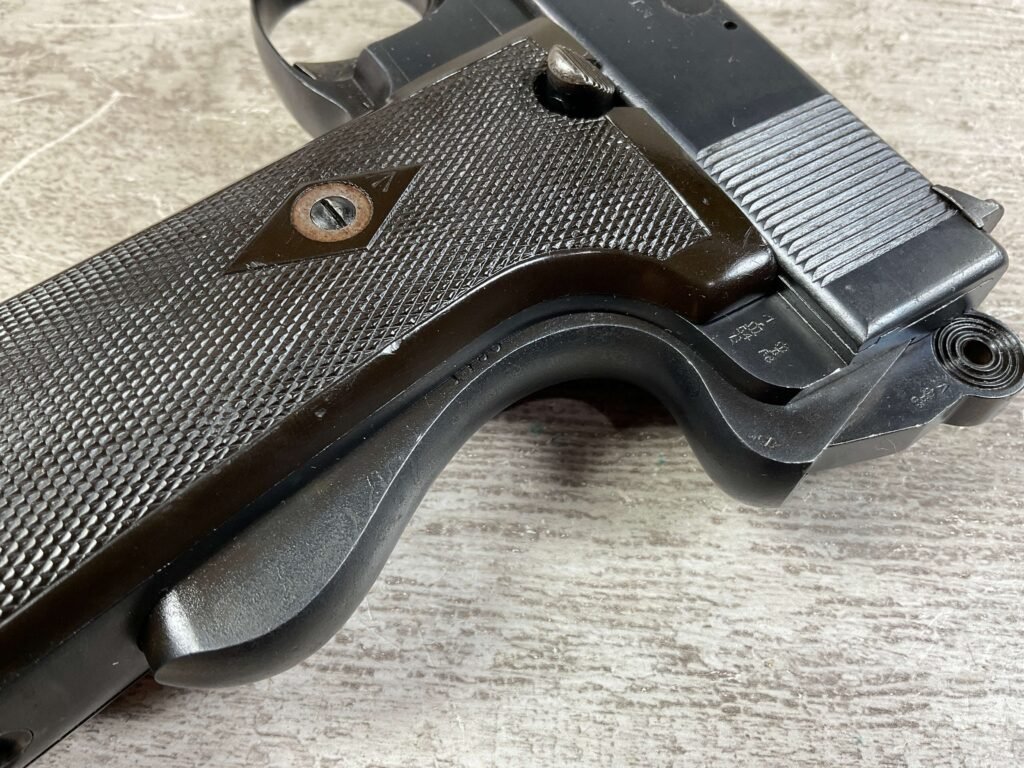 WEBLEY & SCOTT MK1 .44 SELF LOADING SEMI AUTO PISTOL, JAMES EARL JONES COLLECTION #5-10740