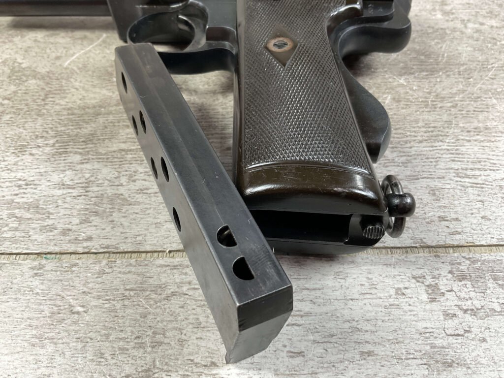 WEBLEY & SCOTT MK1 .44 SELF LOADING SEMI AUTO PISTOL, JAMES EARL JONES COLLECTION #5-10740