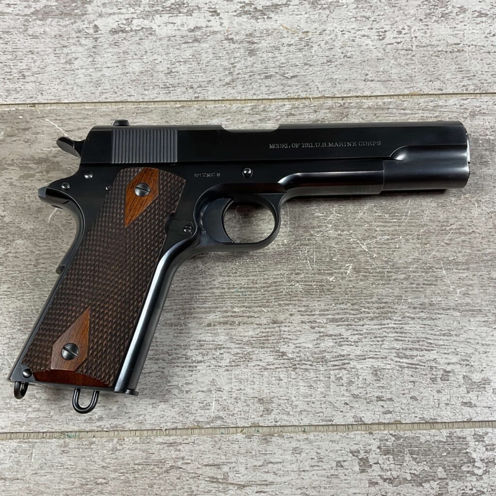 TURNBULL RESTORATION MODEL OF 1911 U.S. MARINE CORPS 45 AUTO SEMI AUTO PISTOL, JAMES EARL JONES COLLECTION #5-10729