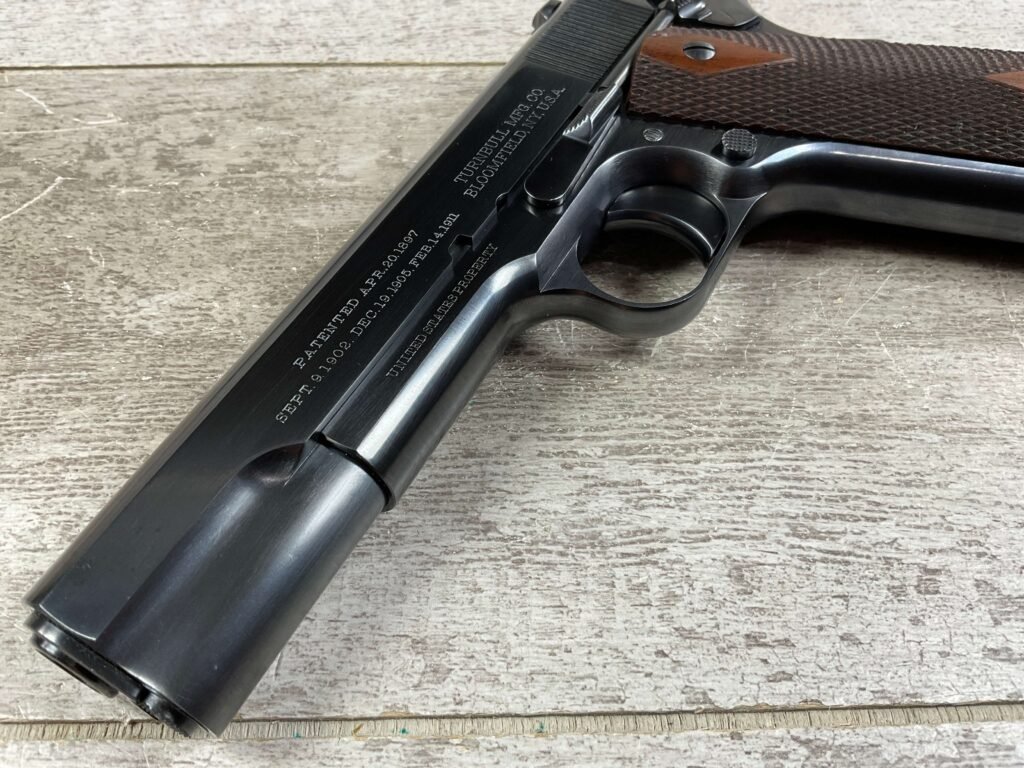 TURNBULL RESTORATION MODEL OF 1911 U.S. MARINE CORPS 45 AUTO SEMI AUTO PISTOL, JAMES EARL JONES COLLECTION #5-10729