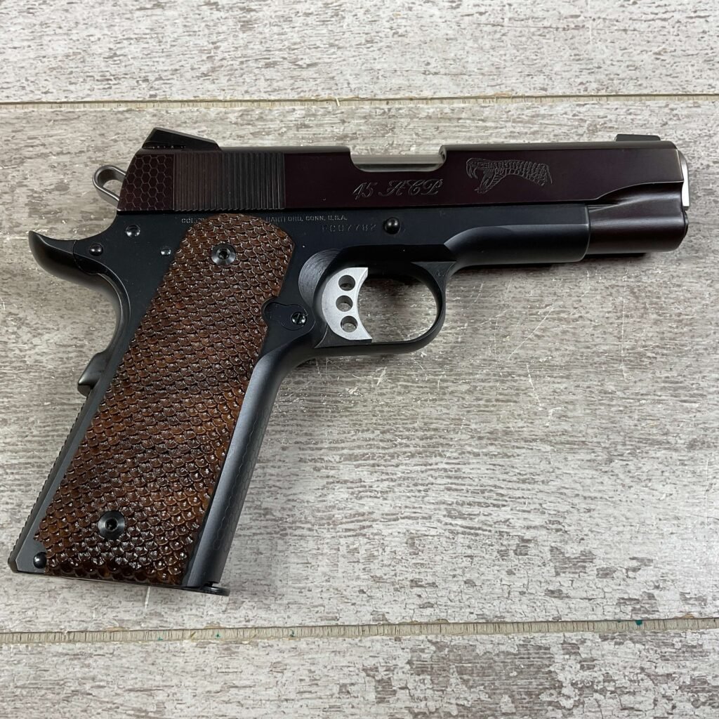 COLT / KASE REEDER CUSTOM COMBAT COMMANDER "BLACK MAMBA" 45ACP SEMI AUTO PISTOL, JAMES EARL JONES COLLECTION #5-10727