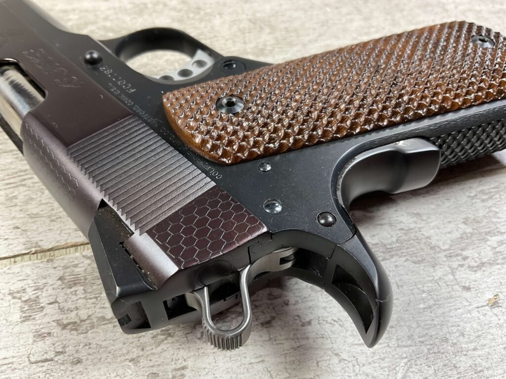 COLT / KASE REEDER CUSTOM COMBAT COMMANDER "BLACK MAMBA" 45ACP SEMI AUTO PISTOL, JAMES EARL JONES COLLECTION #5-10727