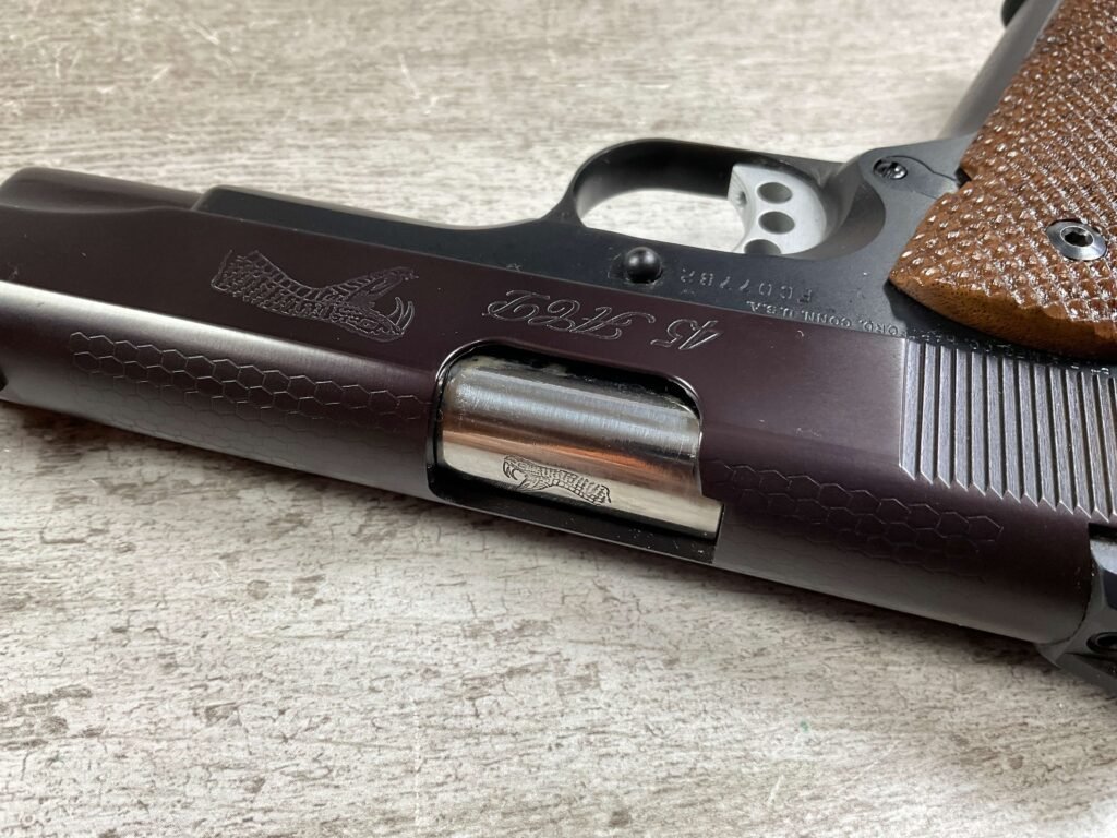 COLT / KASE REEDER CUSTOM COMBAT COMMANDER "BLACK MAMBA" 45ACP SEMI AUTO PISTOL, JAMES EARL JONES COLLECTION #5-10727