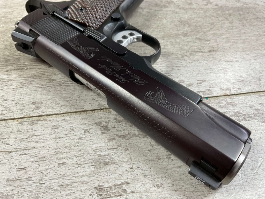 COLT / KASE REEDER CUSTOM COMBAT COMMANDER "BLACK MAMBA" 45ACP SEMI AUTO PISTOL, JAMES EARL JONES COLLECTION #5-10727