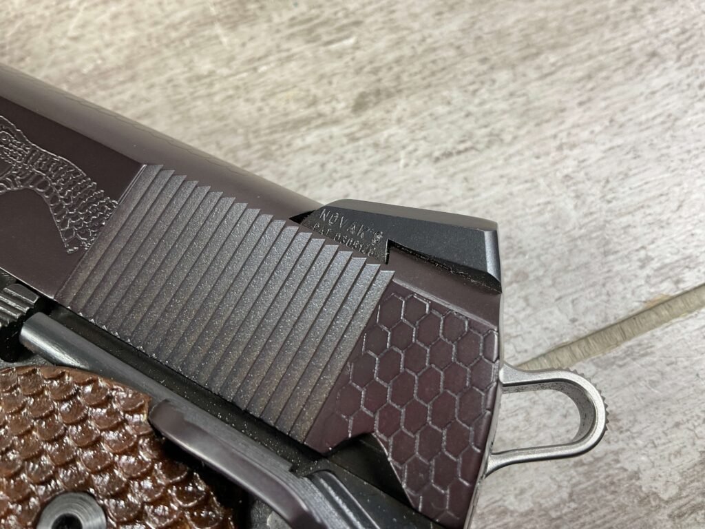 COLT / KASE REEDER CUSTOM COMBAT COMMANDER "BLACK MAMBA" 45ACP SEMI AUTO PISTOL, JAMES EARL JONES COLLECTION #5-10727