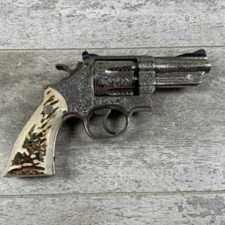 SMITH & WESSON S&W MODEL 27 .357MAG NICKLE & ENGRAVED REVOLVER, JAMES EARL JONES COLLECTION #5-10731