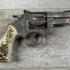 SMITH & WESSON S&W MODEL 27 .357MAG NICKLE & ENGRAVED REVOLVER, JAMES EARL JONES COLLECTION #5-10731