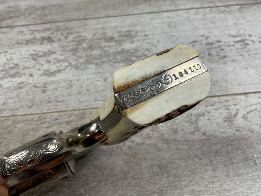 SMITH & WESSON S&W MODEL 27 .357MAG NICKLE & ENGRAVED REVOLVER, JAMES EARL JONES COLLECTION #5-10731