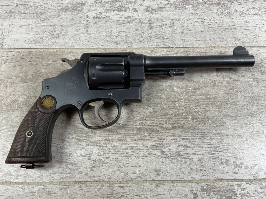 SMITH & WESSON S&W 2ND MODEL HAND EJECTOR BRITISH LEND LEASE .45LC REVOLVER, JAMES EARL JONES COLLECTION #5-10736