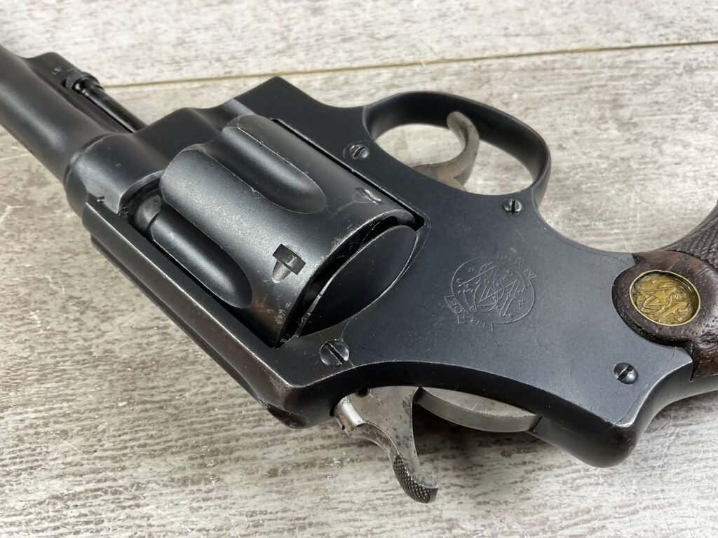 SMITH & WESSON S&W 2ND MODEL HAND EJECTOR BRITISH LEND LEASE .45LC REVOLVER, JAMES EARL JONES COLLECTION #5-10736