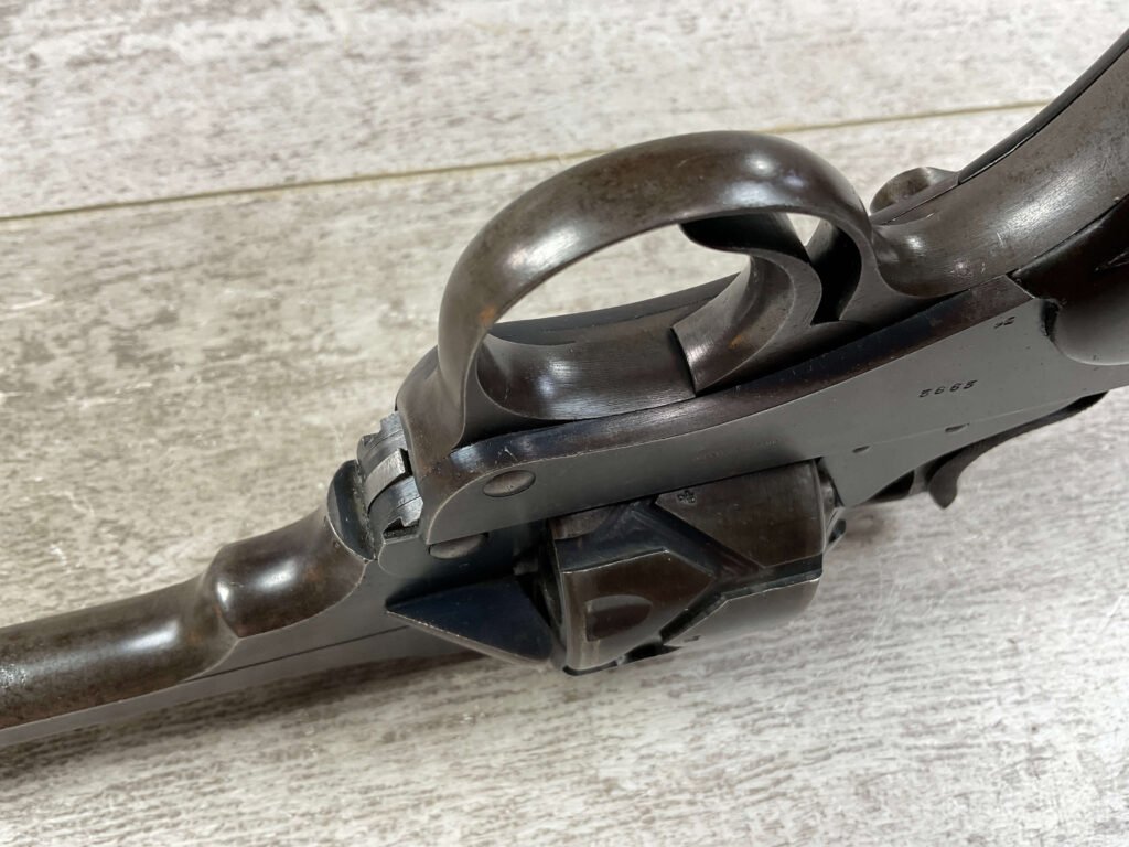 WEBLEY-FOSBERY .455 CORDITE "AUTOMATIC" REVOLVER. JAMES EARL JONES COLLECTION #5-10738