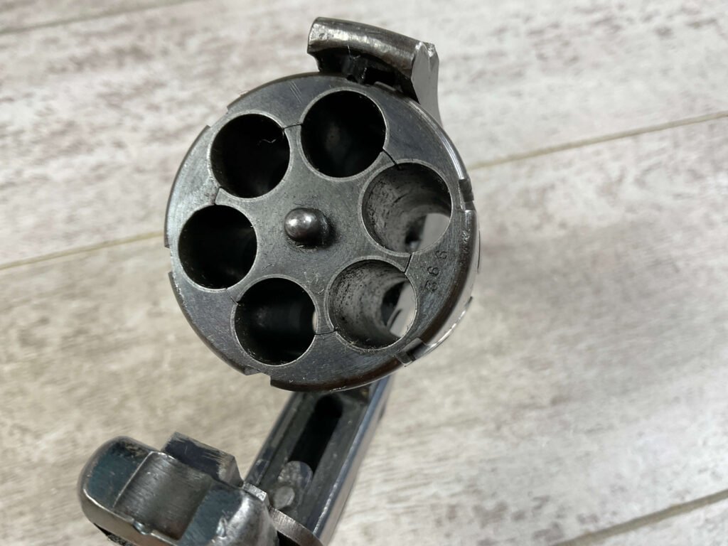 WEBLEY-FOSBERY .455 CORDITE "AUTOMATIC" REVOLVER. JAMES EARL JONES COLLECTION #5-10738