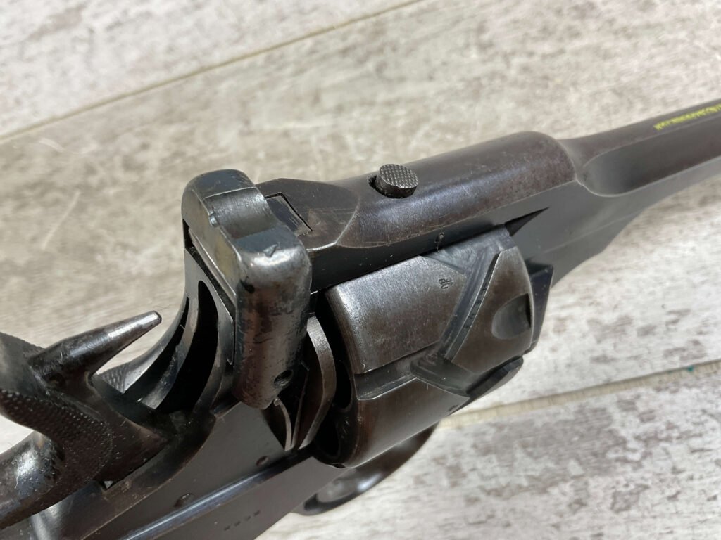 WEBLEY-FOSBERY .455 CORDITE "AUTOMATIC" REVOLVER. JAMES EARL JONES COLLECTION #5-10738