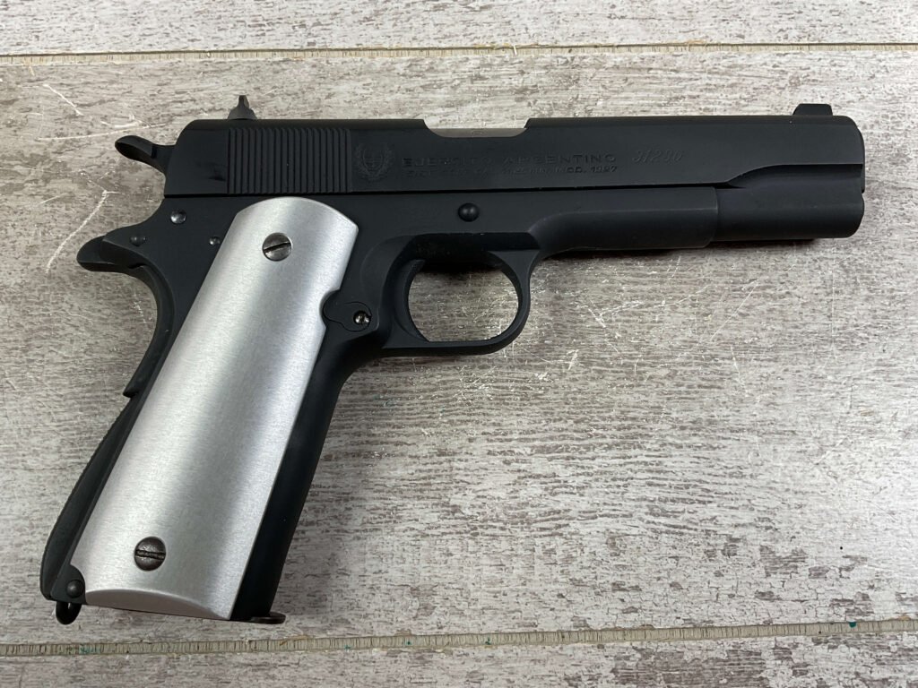 ARGENTINE 1927 D.G.F.M. .45ACP SEMI AUTO PISTOL, JAMES EARL JONES COLLECTION #5-10742