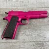 COLT GOVT MODEL 1911A1 .45ACP, 1925 MFR FRAME, PINK, JAMES EARL JONES COLLECTION #5-10747