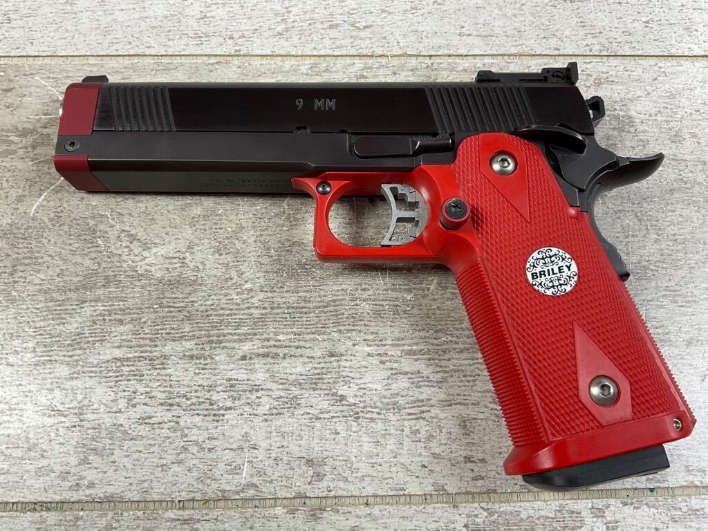 BRILEY BLS 9MM 2011 CUSTOM SEMI AUTO PISTOL, JAMES EARL JONES COLLECTION #5-10750