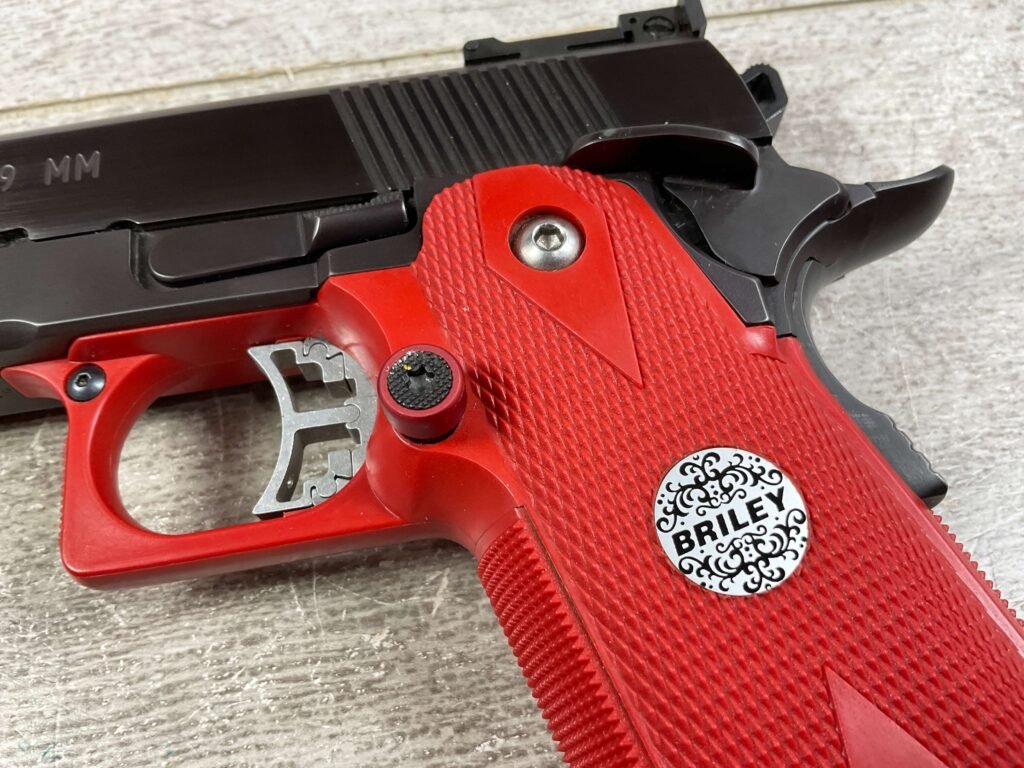 BRILEY BLS 9MM 2011 CUSTOM SEMI AUTO PISTOL, JAMES EARL JONES COLLECTION #5-10750