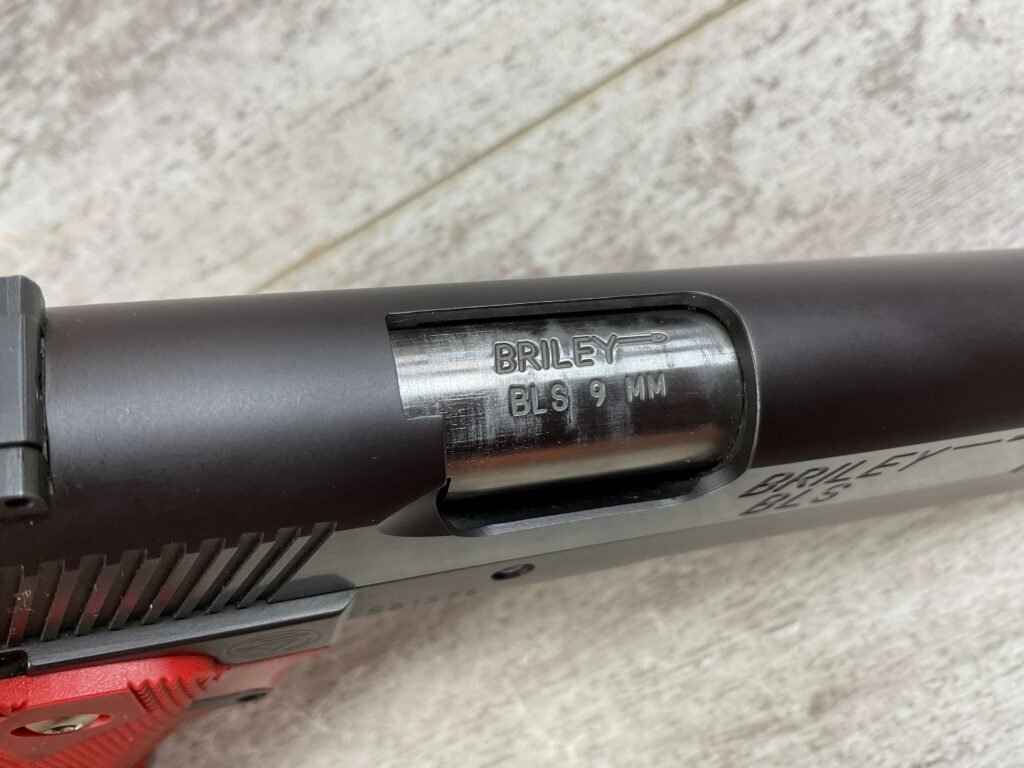 BRILEY BLS 9MM 2011 CUSTOM SEMI AUTO PISTOL, JAMES EARL JONES COLLECTION #5-10750