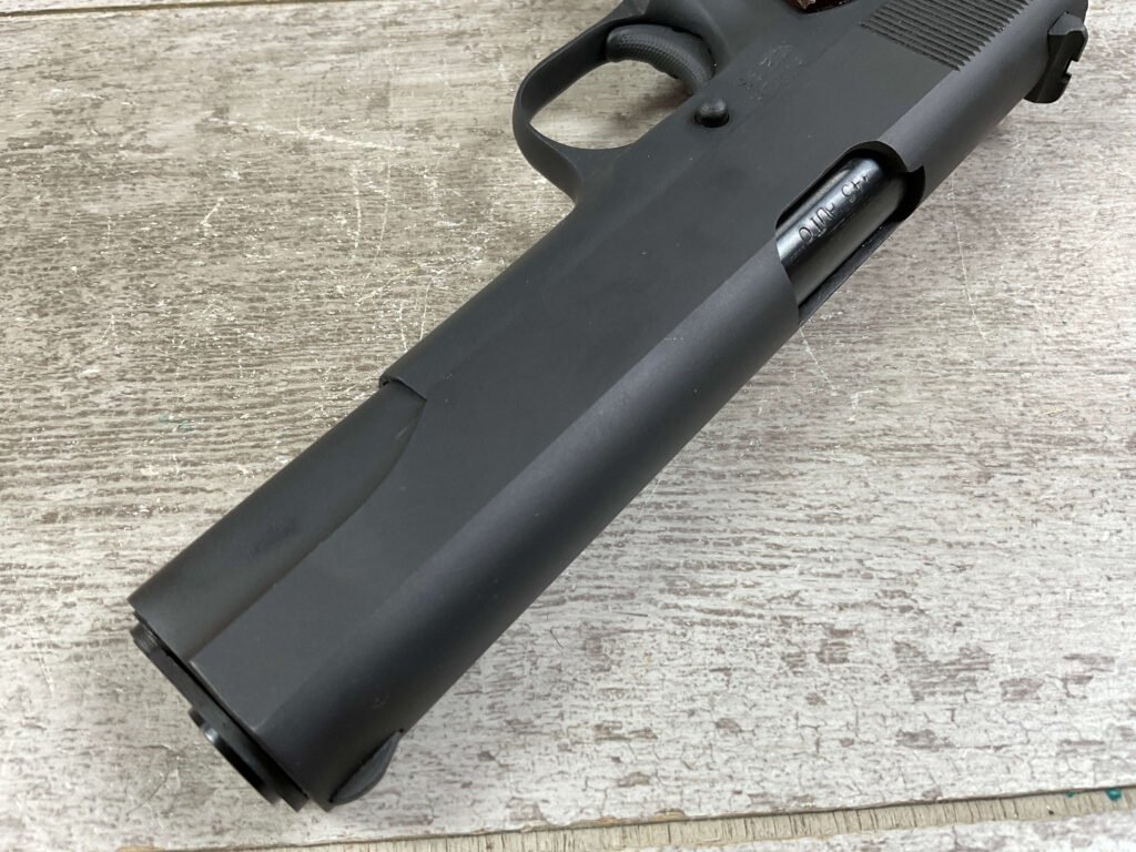 KOREAN / PUSAN JIN IRON WORKS .45ACP SEMI AUTO PISTOL, PROFESSIONALLY REFINISHED, JAMES EARL JONES COLLECTION #5-10751