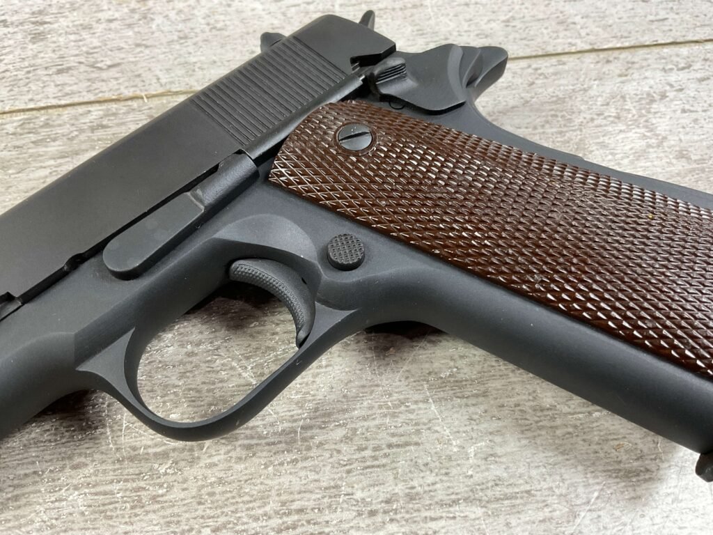 KOREAN / PUSAN JIN IRON WORKS .45ACP SEMI AUTO PISTOL, PROFESSIONALLY REFINISHED, JAMES EARL JONES COLLECTION #5-10751