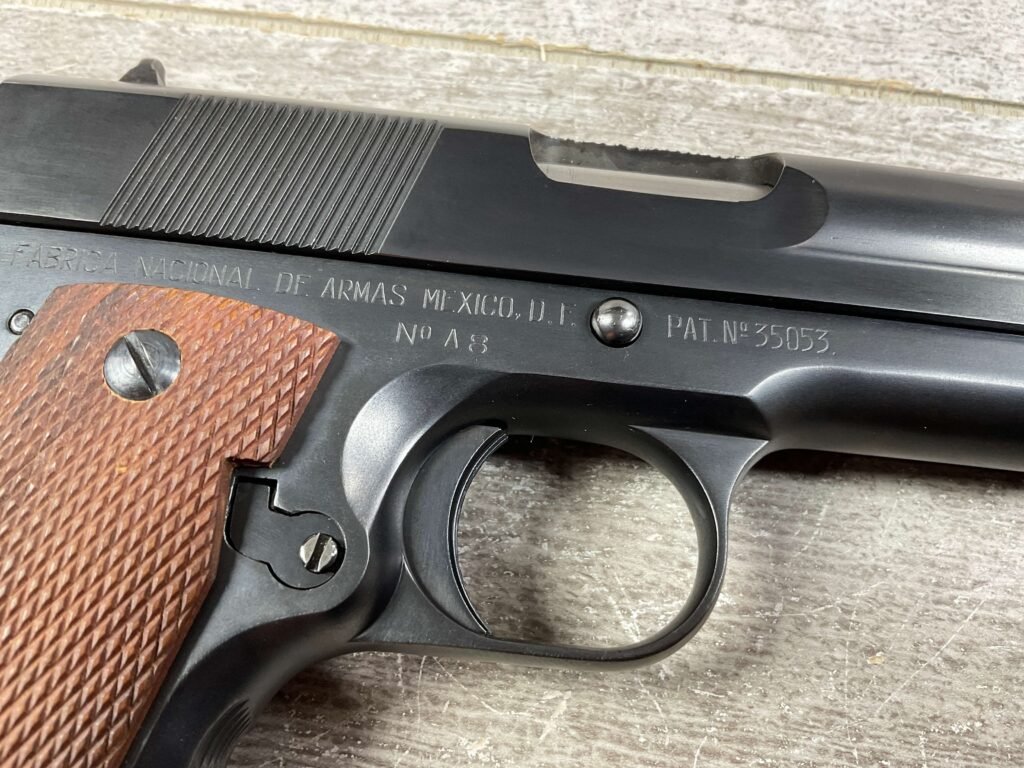 MEXICAN OBREGON 1911A1 .45ACP SEMI AUTO PISTOL, PROFESSIONALLY RESTORED, JAMES EARL JONES COLLECTION, MINTY #5-10753