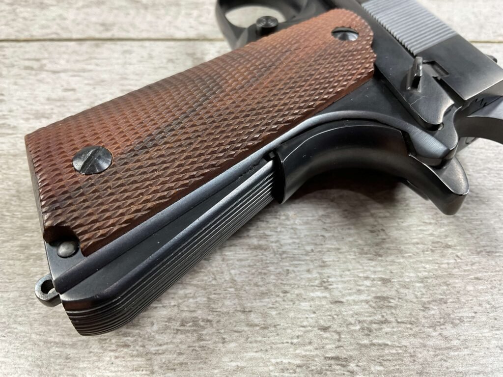 MEXICAN OBREGON 1911A1 .45ACP SEMI AUTO PISTOL, PROFESSIONALLY RESTORED, JAMES EARL JONES COLLECTION, MINTY #5-10753