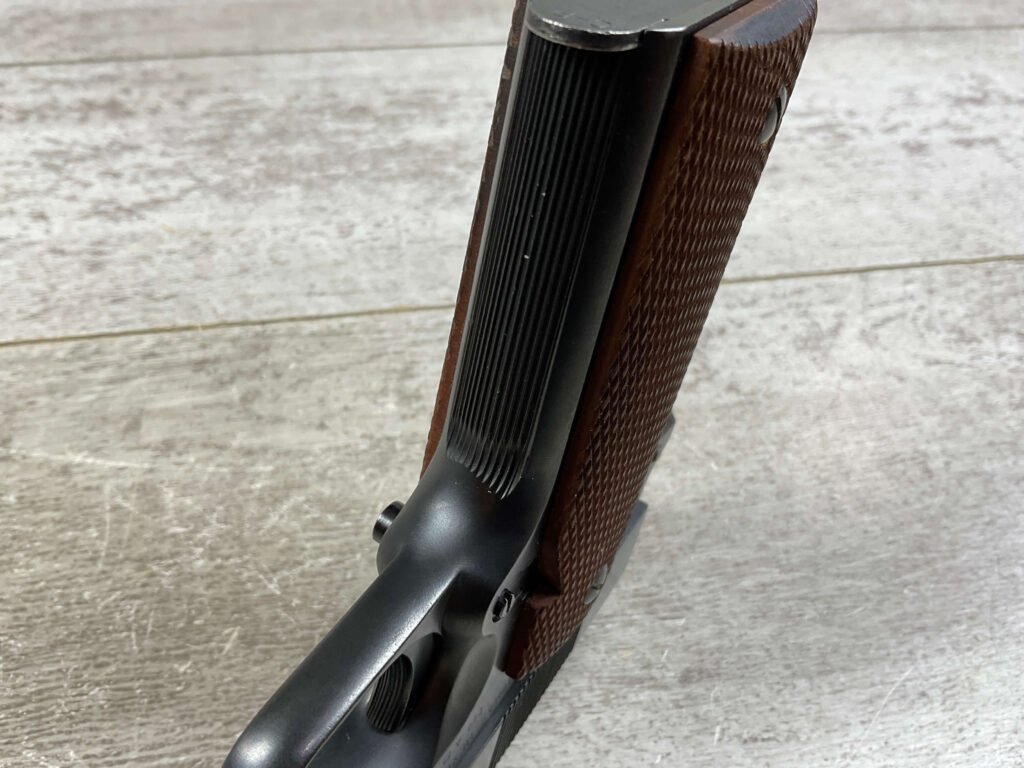 MEXICAN OBREGON 1911A1 .45ACP SEMI AUTO PISTOL, PROFESSIONALLY RESTORED, JAMES EARL JONES COLLECTION, MINTY #5-10753