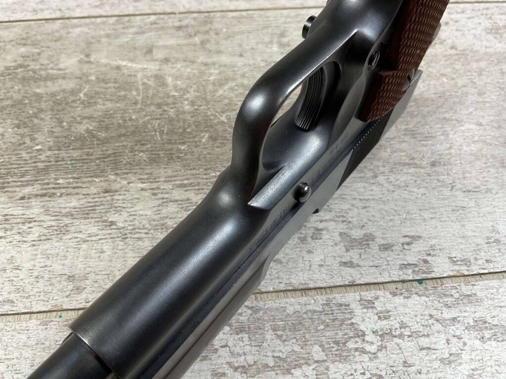 MEXICAN OBREGON 1911A1 .45ACP SEMI AUTO PISTOL, PROFESSIONALLY RESTORED, JAMES EARL JONES COLLECTION, MINTY #5-10753