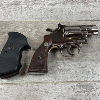 SMITH & WESSON S&W 15-4 2" BBL .38 SPL NICKEL REVOLVER, JAMES EARL JONES COLLECTION, MINTY #5-10754