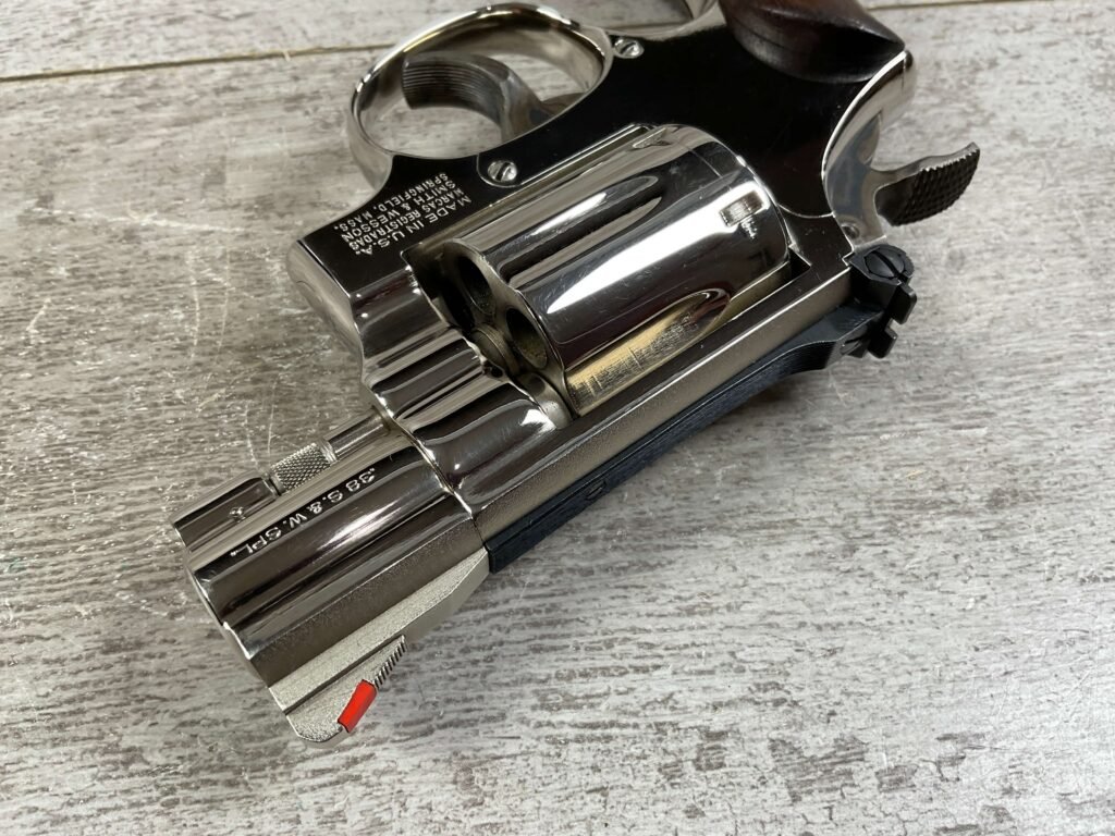 SMITH & WESSON S&W 15-4 2" BBL .38 SPL NICKEL REVOLVER, JAMES EARL JONES COLLECTION, MINTY #5-10754