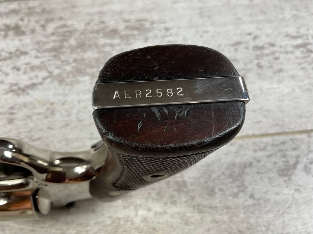 SMITH & WESSON S&W 15-4 2" BBL .38 SPL NICKEL REVOLVER, JAMES EARL JONES COLLECTION, MINTY #5-10754