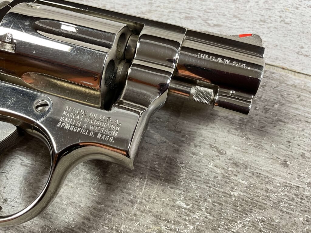 SMITH & WESSON S&W 15-4 2" BBL .38 SPL NICKEL REVOLVER, JAMES EARL JONES COLLECTION, MINTY #5-10754
