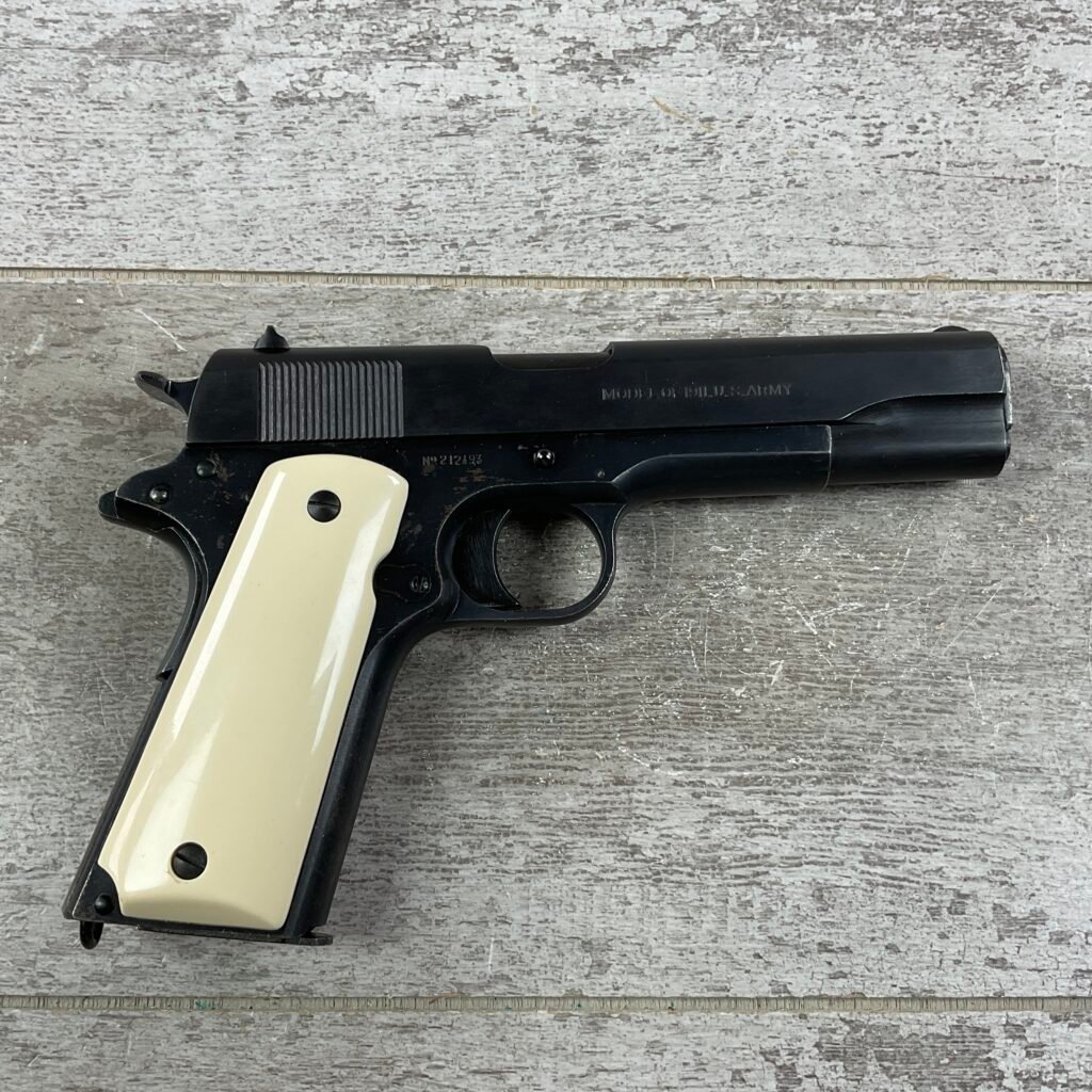 COLT 1911 45 ACP SEMI AUTO MILITARY PISTOL, 1917 MFR, JAMES EARL JONES COLLECTION #5-10725