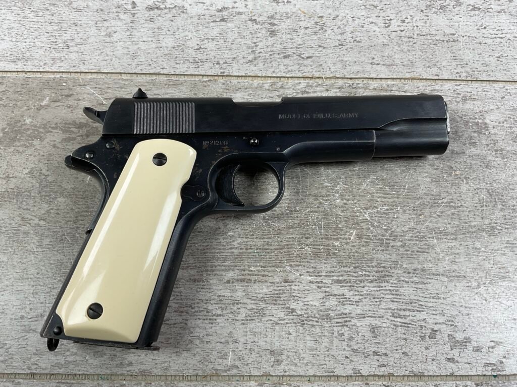 COLT 1911 45 ACP SEMI AUTO MILITARY PISTOL, 1917 MFR, JAMES EARL JONES COLLECTION #5-10725