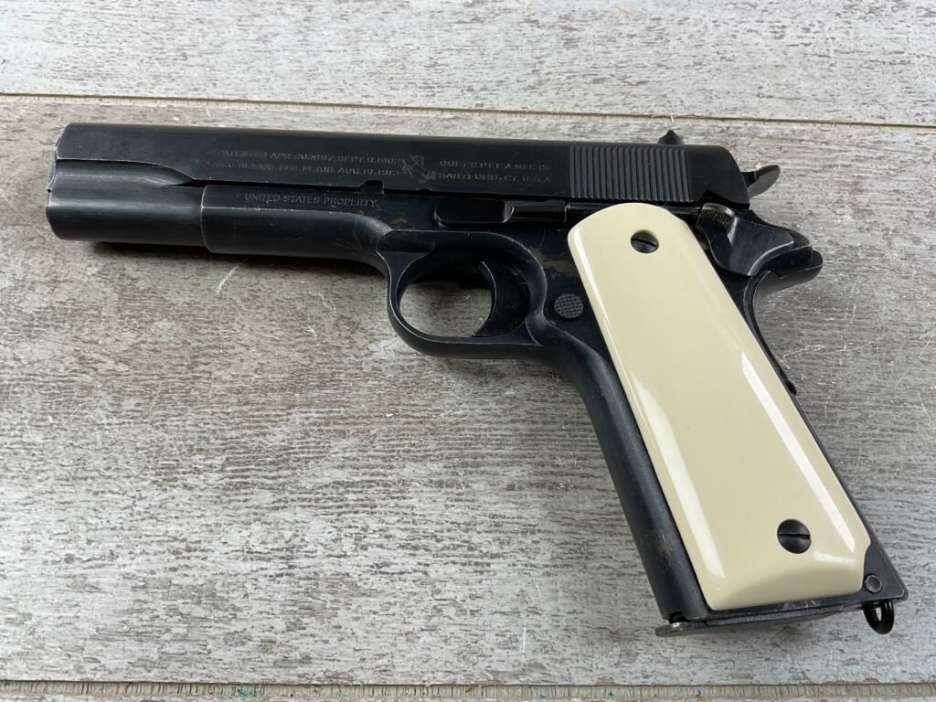 COLT 1911 45 ACP SEMI AUTO MILITARY PISTOL, 1917 MFR, JAMES EARL JONES COLLECTION #5-10725