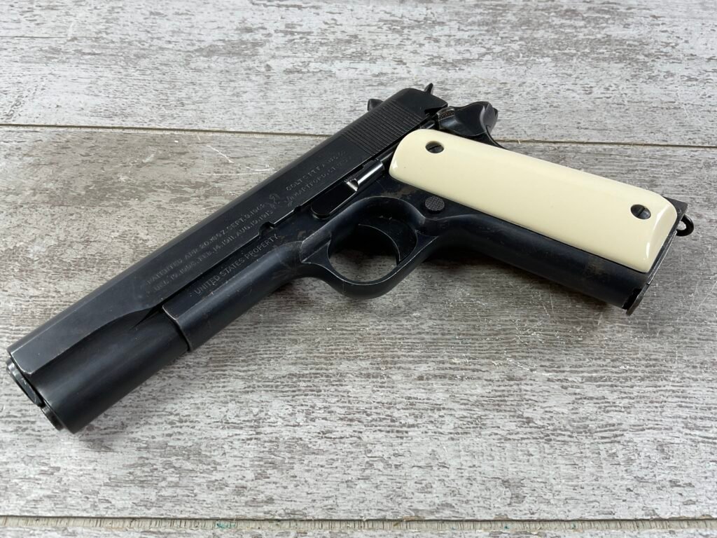 COLT 1911 45 ACP SEMI AUTO MILITARY PISTOL, 1917 MFR, JAMES EARL JONES COLLECTION #5-10725