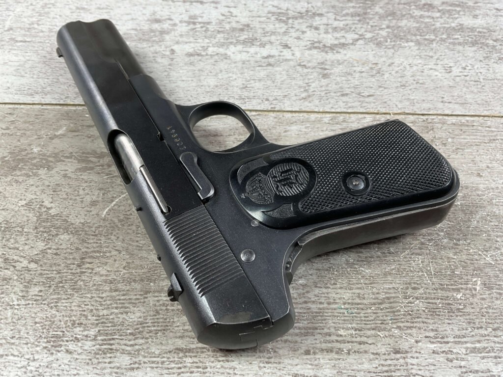 HUSQVARNA 1907 9MM BROWNING SEMI AUTO PISTOL, JAMES EARL JONES COLLECTION #5-10730