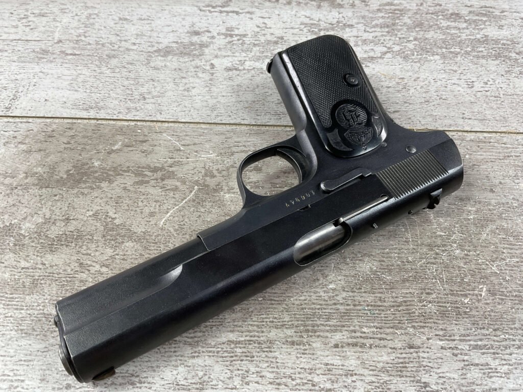 HUSQVARNA 1907 9MM BROWNING SEMI AUTO PISTOL, JAMES EARL JONES COLLECTION #5-10730