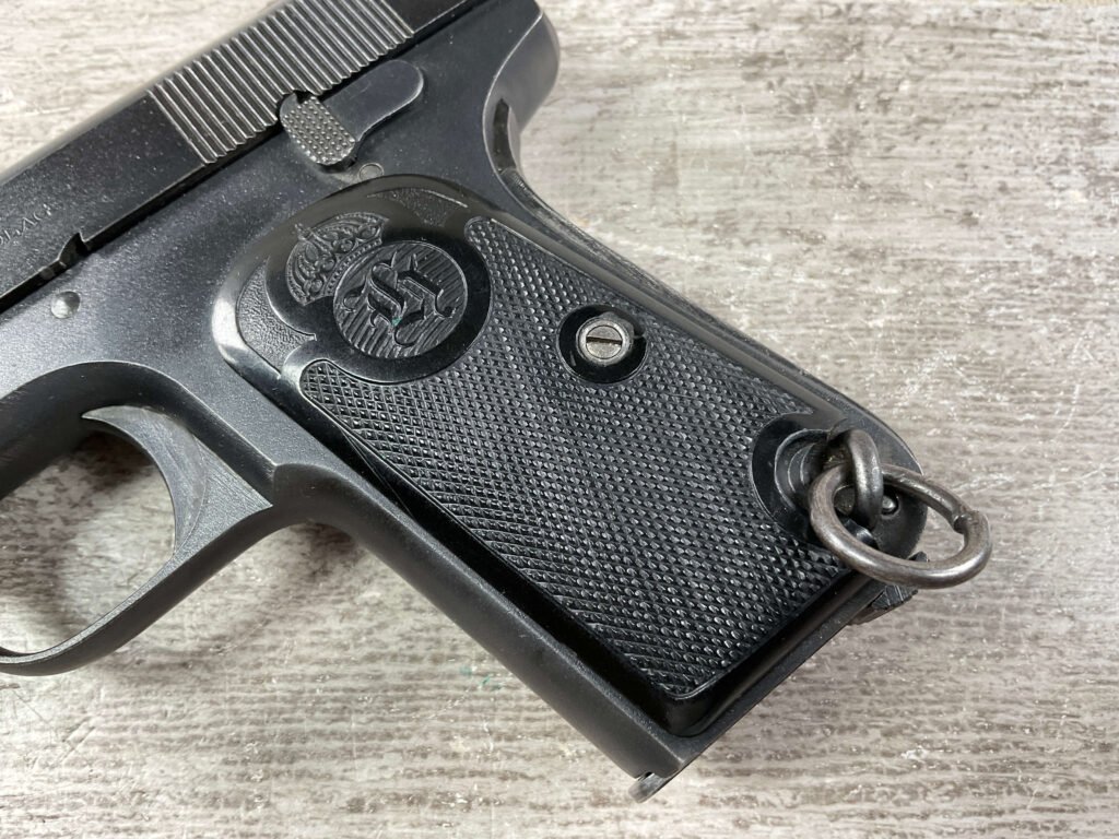 HUSQVARNA 1907 9MM BROWNING SEMI AUTO PISTOL, JAMES EARL JONES COLLECTION #5-10730