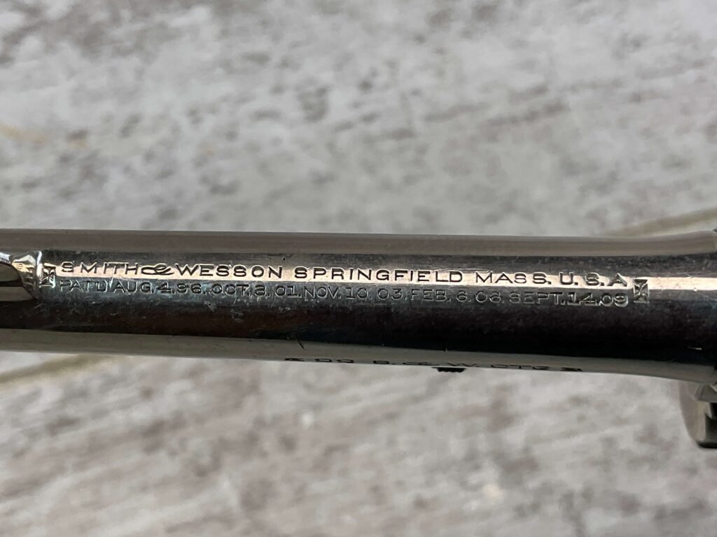 SMITH & WESSON S&W LADYSMITH .22 NICKEL REVOLVER, JAMES EARL JONES COLLECTION, C&R FFL #5-10765